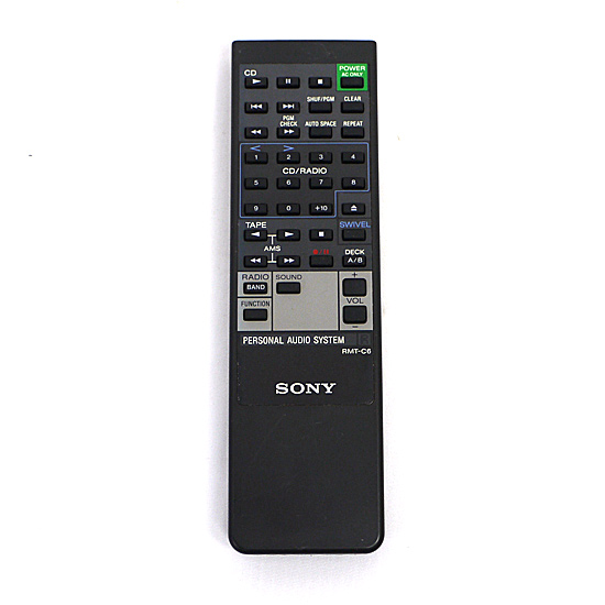 【中古】SONY　オーディオリモコン　RMT-C6