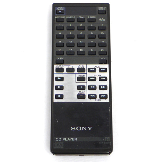 【中古】SONY オーディオリモコン RM-D590