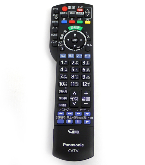 【中古】Panasonic　CATVリモコン　N2QAYB001153