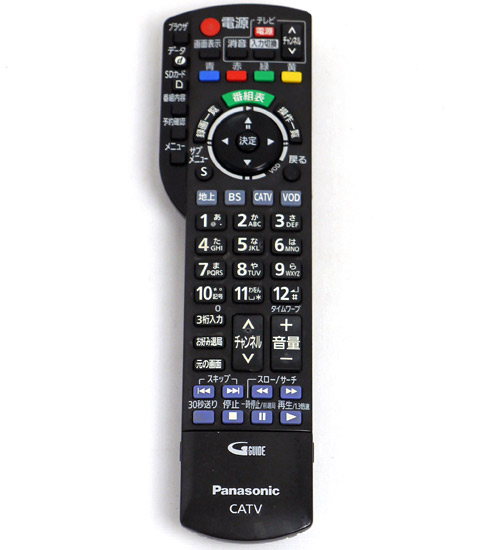 【中古】Panasonic　CATVリモコン　N2QAYB000526