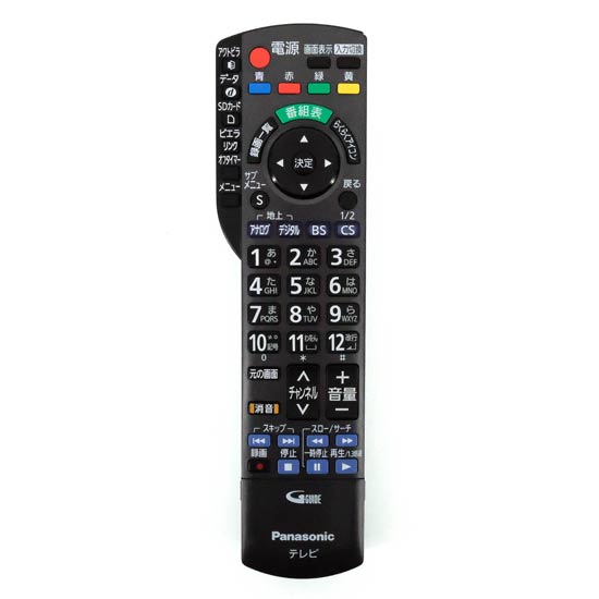 【中古】Panasonic　液晶テレビ用リモコン　N2QAYB000537