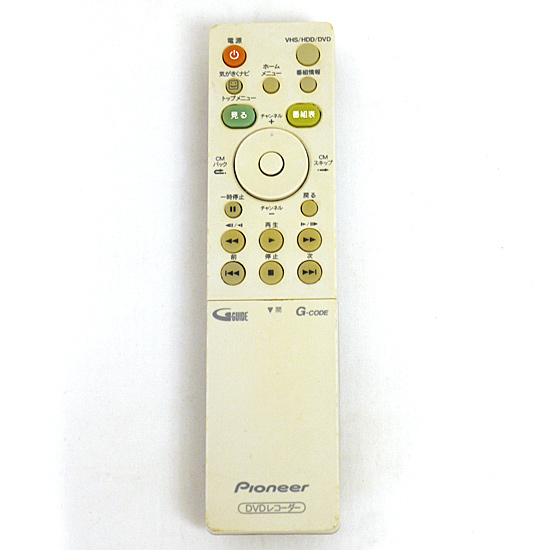 【中古】Pioneer　DVDレコーダーリモコン　VXX3106