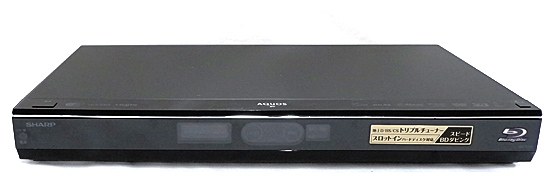 【中古】SHARP　AQUOS ブルーレイディスクレコーダー BD-T510　リモコンなし