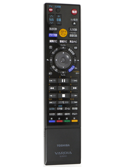 【中古】TOSHIBA製　HDD&DVDレコーダー用リモコン SE-R0331(79104284)