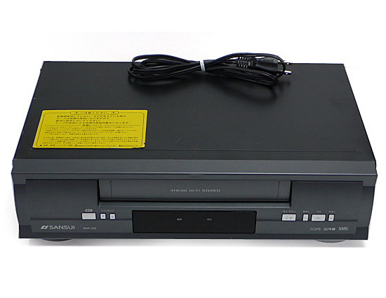 【中古】SANSUI　再生専用VHSビデオプレーヤー　RVP-100　本体のみ
