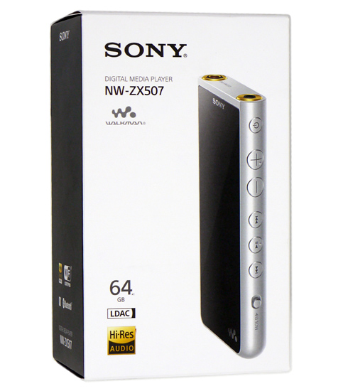 【中古】SONY　ウォークマン ZXシリーズ　NW-ZX507(S)　シルバー/64GB 元箱あり