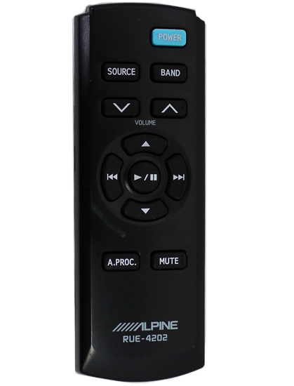 【中古】ALPINE　カーオーディオ用リモコン　RUE-4202