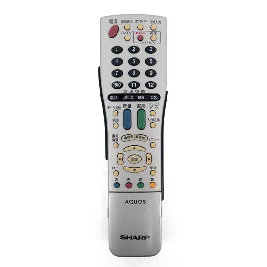 【中古】SHARP　テレビリモコン　GA716WJSA　本体いたみ