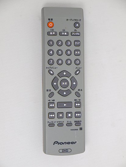 【中古】Pioneer　DVDリモコン　VXX2802