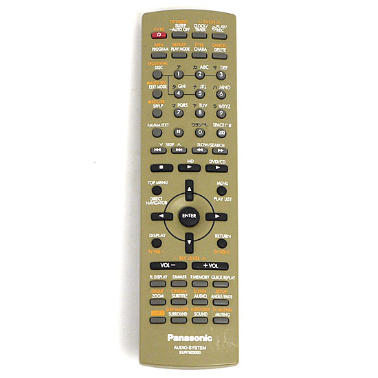 【中古】Panasonic　オーディオリモコン　EUR7623030