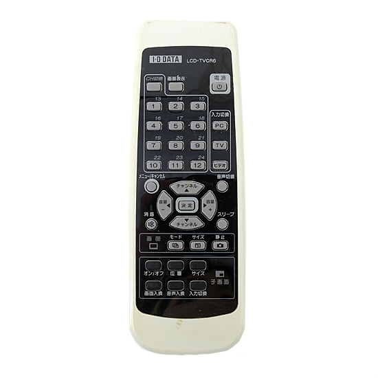 【中古】I-O DATA　テレビ用リモコン　LCD-TVCR6
