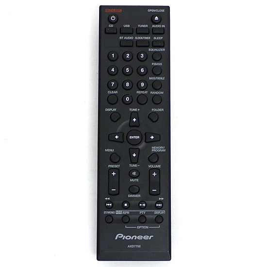【中古】PIONEER　オーディオリモコン　AXD7706