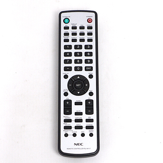 【中古】NEC　モニター用リモコン　RU-M117