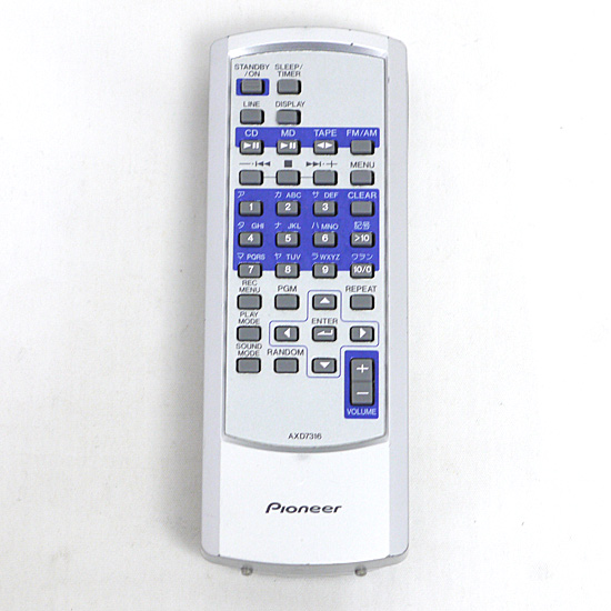 【中古】PIONEER　オーディオリモコン　AXD7316