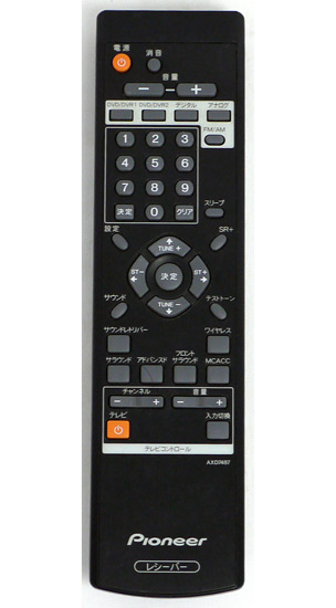【中古】PIONEER　レシーバーリモコン　AXD7487