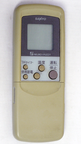 【中古】SANYO製　エアコンリモコン　RCS-VR6A