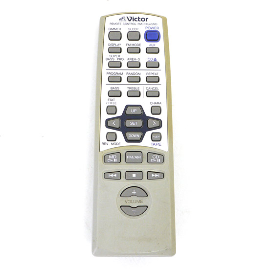 【中古】Victor　オーディオリモコン　RM-RXUA5MD