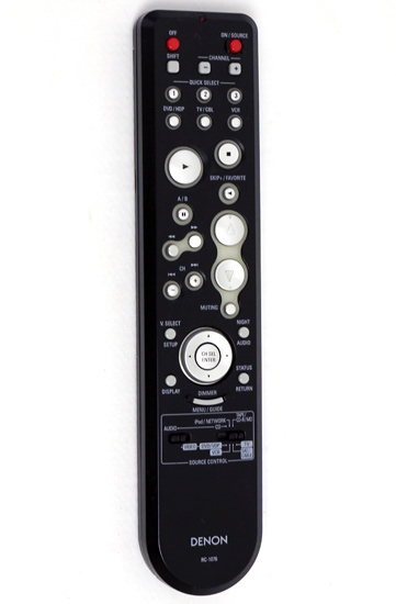 【中古】DENON　オーディオリモコン　RC-1076