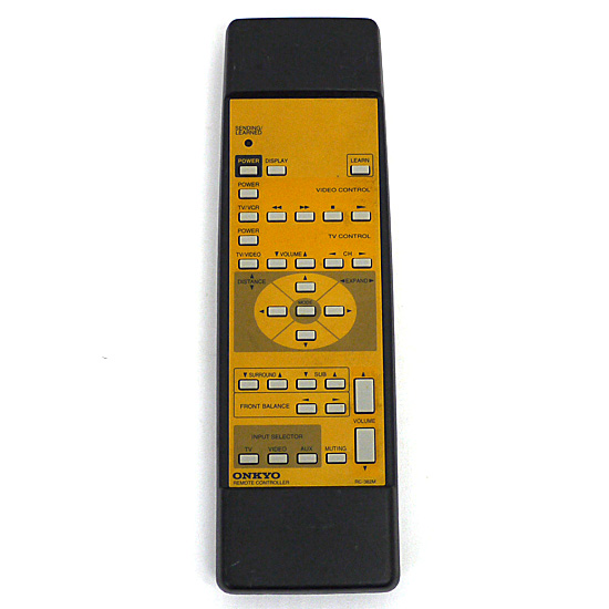 【中古】ONKYO　オーディオリモコン　RC-382M