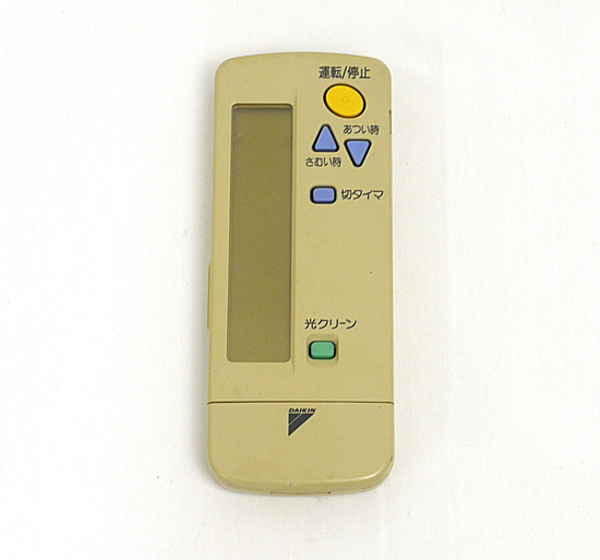 【中古】DAIKIN　エアコンリモコン　ARC411A8