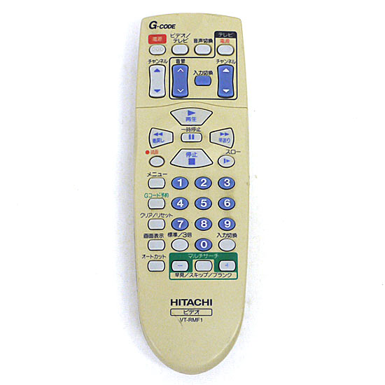 【中古】HITACHI　ビデオリモコン　VT-RMF1