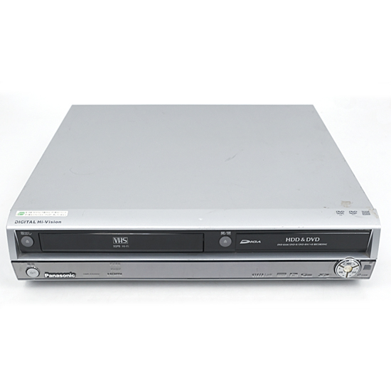 【中古】Panasonic　HDD内蔵ビデオ一体型DVDレコーダー DIGA 250GB　DMR-EX250V　リモコンなし