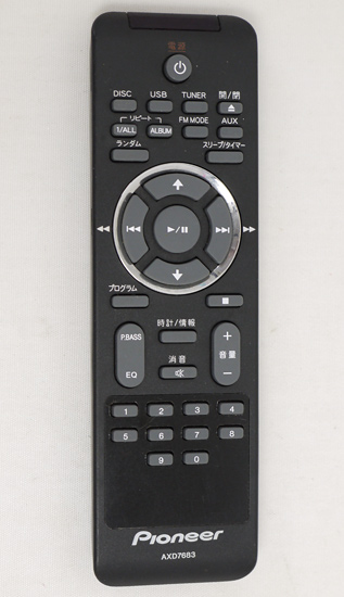 【中古】PIONEER　オーディオリモコン AXD7683