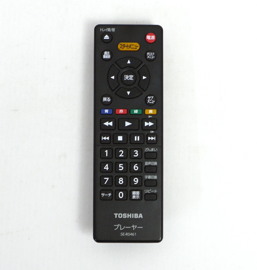【中古】TOSHIBA　ブルーレイレコーダー用リモコン SE-R0461(79106605)