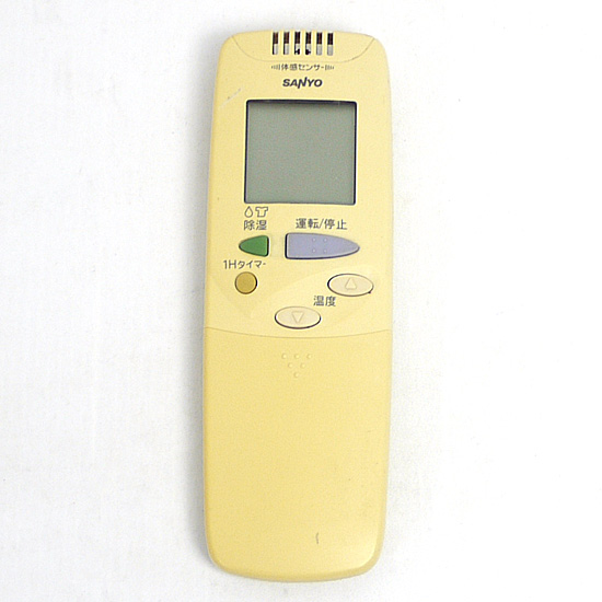 【中古】SANYO製　エアコンリモコン　RCS-SJ1