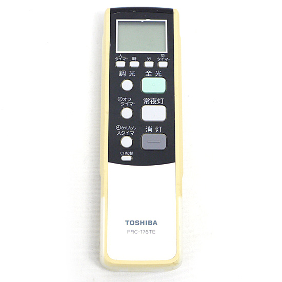 【中古】TOSHIBA 照明用リモコン FRC-176TE