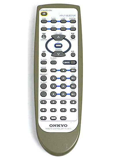 【中古】ONKYO　オーディオリモコン RC-465S