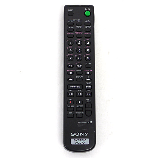 【中古】SONY　オーディオリモコン RM-SM100B