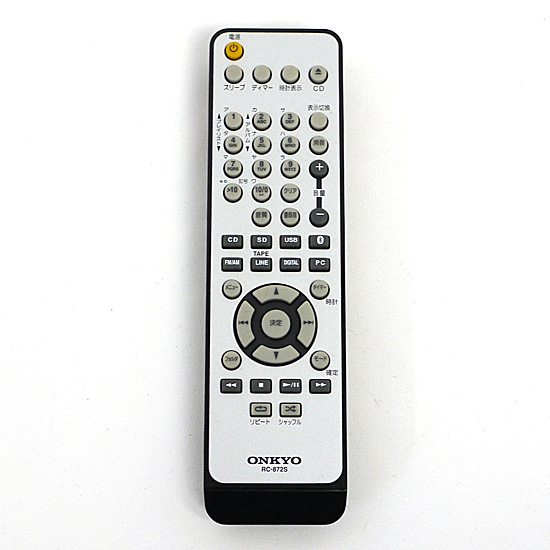 【中古】ONKYO　オーディオリモコン RC-872S