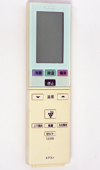 【中古】SHARP　エアコンリモコン A802JB