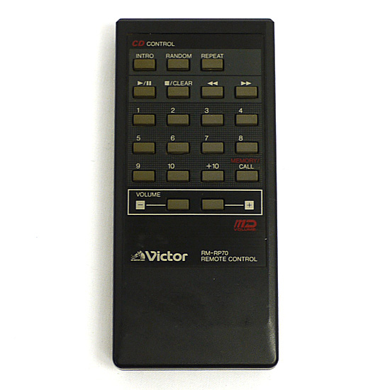 【中古】Victor　オーディオリモコン　RM-RP70