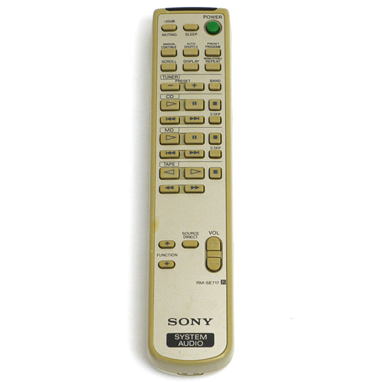 【中古】SONY　オーディオリモコン　RM-SE717