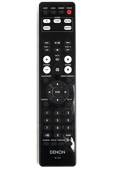 【中古】DENON　オーディオリモコン　RC-1162