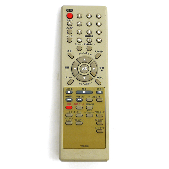 【中古】ORION　テレビ用リモコン　VR-020