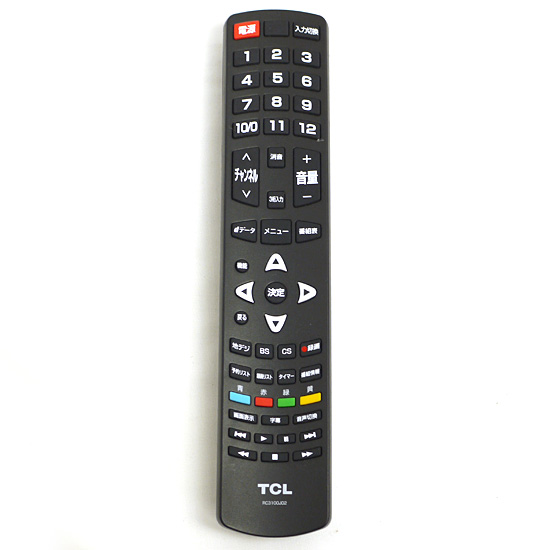 【中古】TCL　テレビリモコン　RC3100J02