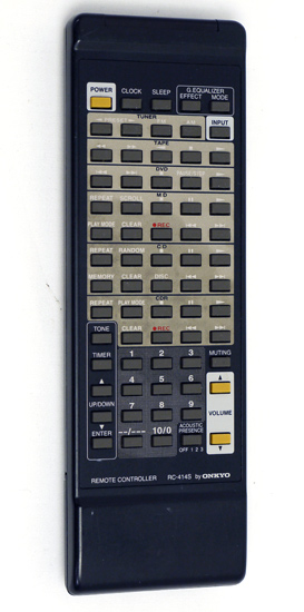 【中古】ONKYO　オーディオリモコン　RC-414S