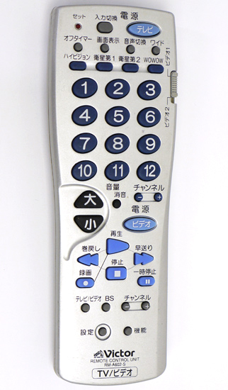 【中古】JVC　ビデオリモコン　RM-A602-S