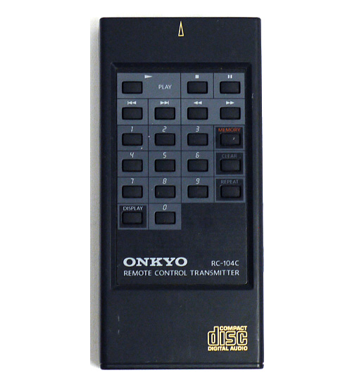 【中古】ONKYO　オーディオリモコン　RC-104C