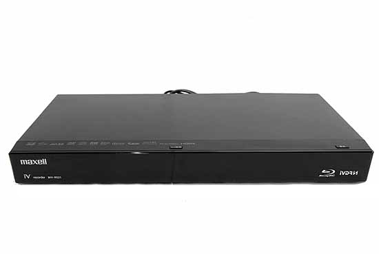 【中古】maxell　HDD内蔵ブルーレイレコーダー アイヴィブルー　BIV-R521　リモコンなし