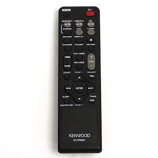【中古】KENWOOD　オーディオ用リモコン　RC-RP0504