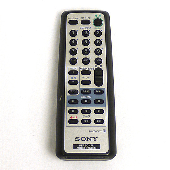 【中古】SONY　オーディオリモコン　RMT-CD7