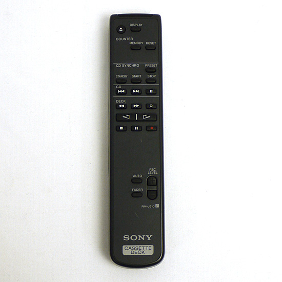【中古】SONY　オーディオリモコン RM-J510