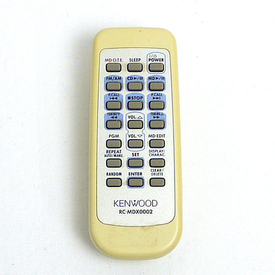【中古】KENWOOD　オーディオ用リモコン　RC-MDX0002