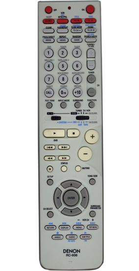 【中古】DENON　オーディオリモコン　RC-936