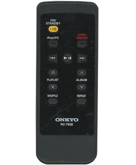【中古】ONKYO　オーディオリモコン　RC-755E