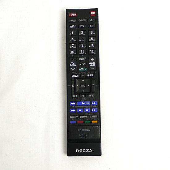 【中古】TOSHIBA製　DVDレコーダー用リモコン SE-R0410
